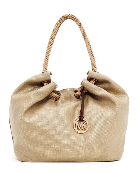 michael kors beige shoulder bag|michael kors women's shoulder bag.